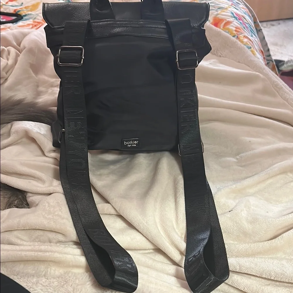 New Botkier Black Leather‎ and Nylon Mini Backpack